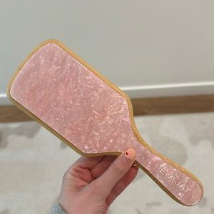 Emi Jay Pink Pearl Paddle Hair Brush